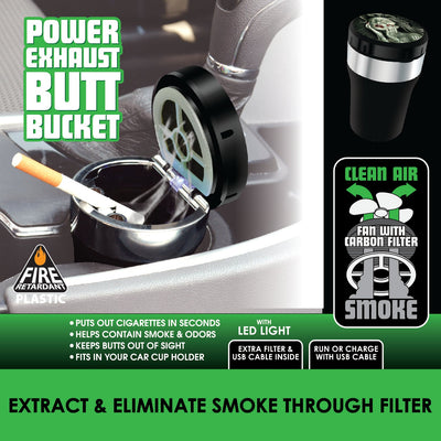 ITEM NUMBER 022638L SMOKEEATER BUTT BUCKET B - STORE SURPLUS NO DISPLAY 6 PIECES PER PACK