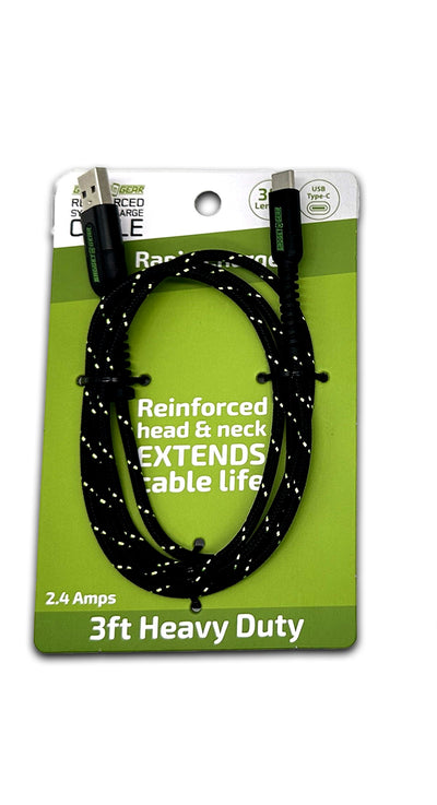 ITEM NUMBER 023971L REINFORCED GG CABLE TYPE C - STORE SURPLUS NO DISPLAY 4 PIECES PER PACK
