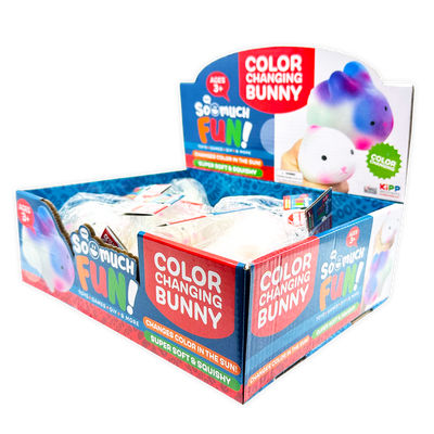 ITEM NUMBER 024766 COLOR CHANGING BUNNY 12 PIECES PER DISPLAY