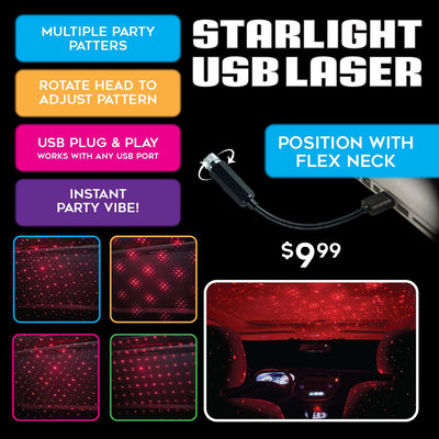 Starlight Laser - Store Surplus No Display - 10 Pieces Per Pack 41578L