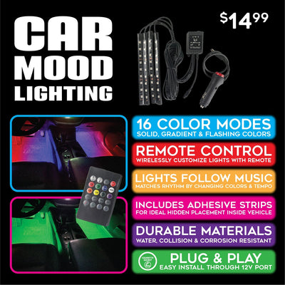 LED Multi Color Lights - Store Surplus No Display - 12 Pieces Per Pack 41581L