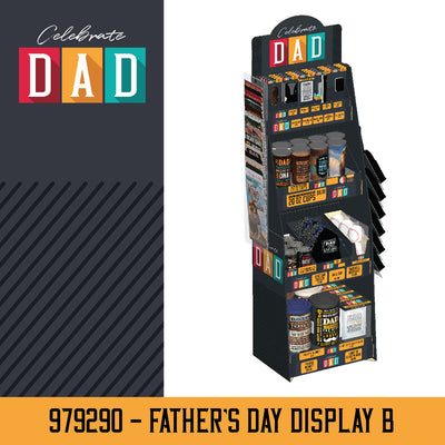 WHOLESALE FATHER'S DAY FLOOR DISPLAY 72 PIECES PER DISPLAY 88526