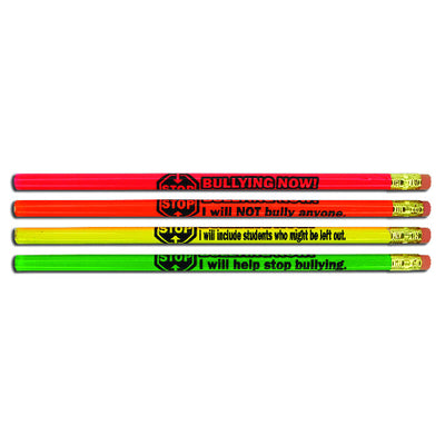 ITEM NUMBER 020643 Anti-Bullying Pencils BG = 12 PCS
