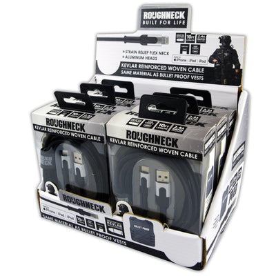 ITEM NUMBER 088380 ROUGHNECK CABLES 6 PIECES PER DISPLAY