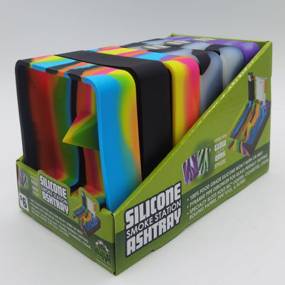 ITEM NUMBER 041496 SILICONE ASHTRAY 6 PIECES PER DISPLAY
