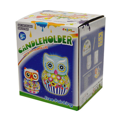 ITEM NUMBER KP1116 Owl Candle Holder Craft Kit EA = 1 PC