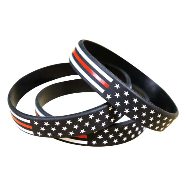 ITEM NUMBER KP3601 Baseball Silicone Wristbands BG = 12 PCS