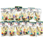 ITEM NUMBER 023669L WOODEN SLINGSHOT - STORE SURPLUS NO DISPLAY 12 PIECES PER PACK STORE SURPLUS