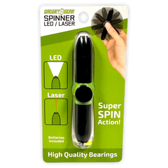 ITEM NUMBER 023710L SPINNER LED LIGHT LASER - STORE SURPLUS NO DISPLAY - 6 PIECES PER PACK STORE SURPLUS