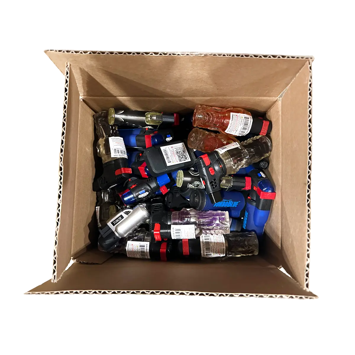 Box of Mixed Lighters - 1 Box Per Pack 066200 BULK PRODUCT