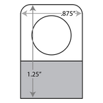 ITEM NUMBER 975230 - ADHESIVE HANG TABS 36 PIECES PER PACK - 1 EACH SUPPLIES