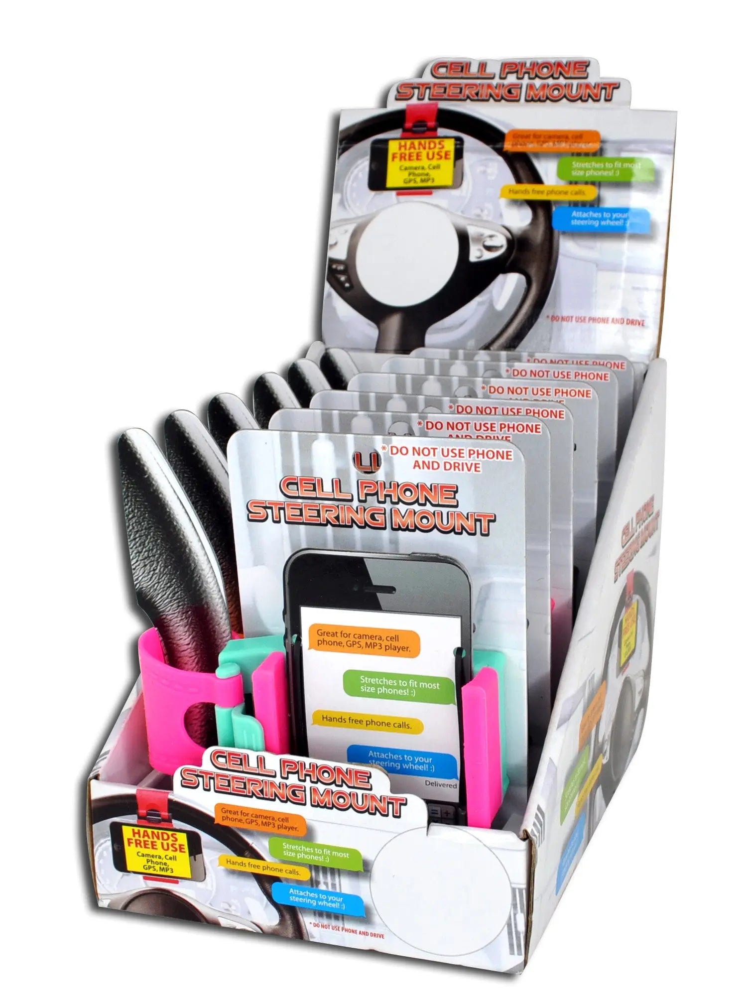 ITEM NUMBER 020155 CELL STEERING MOUNT - 6 PIECES PER PACK WHOLESALE