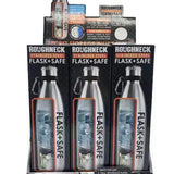 ITEM NUMBER 022931 STAINLESS FLASK SAFE 6 PIECES PER DISPLAY WHOLESALE