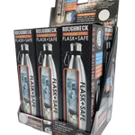 ITEM NUMBER 022931 STAINLESS FLASK SAFE 6 PIECES PER DISPLAY WHOLESALE