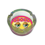 Emojeez Glass Ashtray - Store Surplus No Display - 6 Pieces Per Pack 21537L STORE SURPLUS