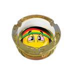Emojeez Glass Ashtray - Store Surplus No Display - 6 Pieces Per Pack 21537L STORE SURPLUS