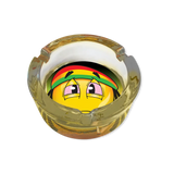 Emojeez Glass Ashtray - Store Surplus No Display - 6 Pieces Per Pack 21537L STORE SURPLUS