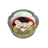 Emojeez Glass Ashtray - Store Surplus No Display - 6 Pieces Per Pack 21537L STORE SURPLUS