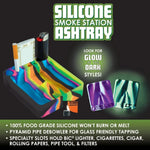 Silicone Ashtray with Assorted Colors - 8 Per Retail Ready Display 25918 SMOKEZILLA