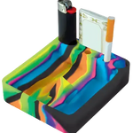 Silicone Ashtray with Assorted Colors - 8 Per Retail Ready Display 25918 SMOKEZILLA