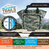 Canvas Cooler Bag - 4 Pieces Per Pack 22127 POLAR GEAR