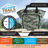 Canvas Cooler Bag - 4 Pieces Per Pack 25893 POLAR GEAR