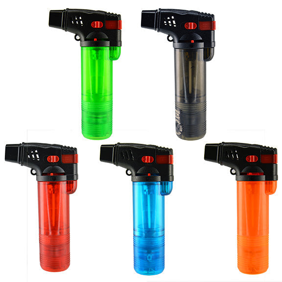 ITEM NUMBER 022225 BUTANE TORCH LED LIGHT 12 PIECES PER DISPLAY