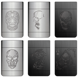 ITEM NUMBER 022268L 120Z METAL CAN COOLER A DEBOSSED - STORE SURPLUS NO DISPLAY 6 PIECES PER PACK