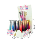 Three Color Metallic Lighter - 20 Pieces Per Retail Ready Display 22357