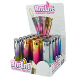 Three Color Metallic Lighter - 20 Pieces Per Retail Ready Display 22357