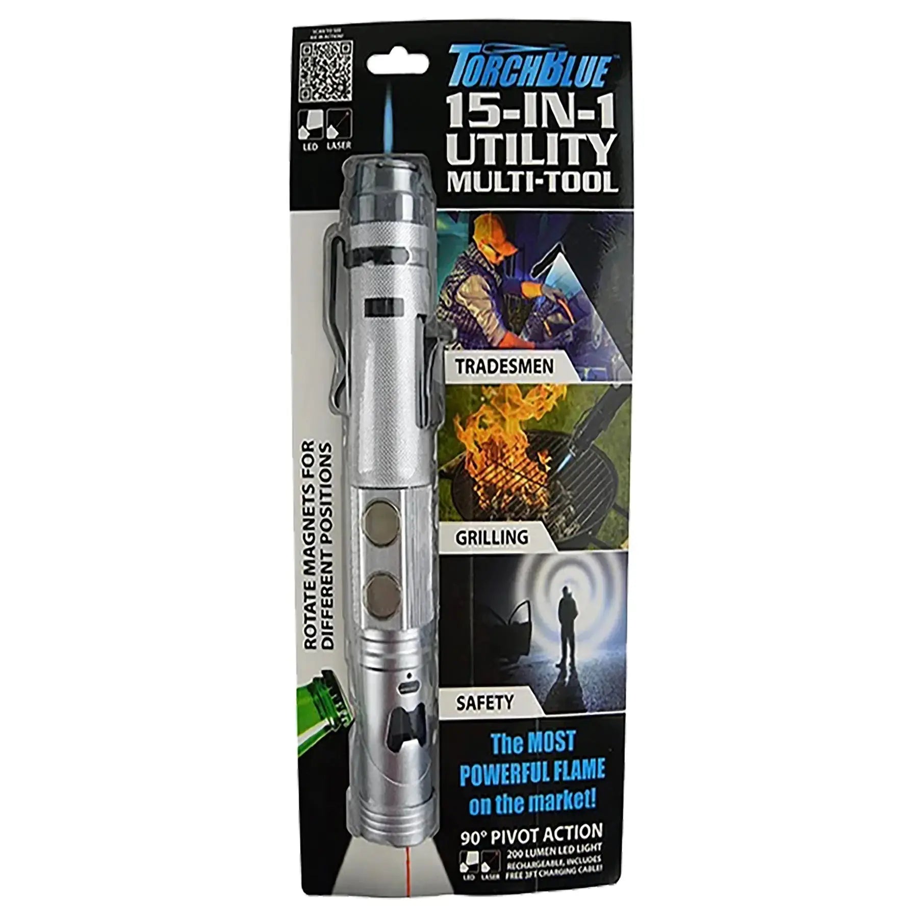 ITEM NUMBER 022590L METAL TORCH STICK LED B - STORE SURPLUS NO DISPLAY 6 PIECES PER PACK STORE SURPLUS