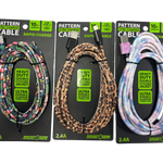 ITEM NUMBER 022653L 10FT PRINTED CABLE USB-C  - STORE SURPLUS NO DISPLAY 6 PIECES PER PACK STORE SURPLUS