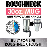 30 oz Insulated Stainless-Steel Cup with Handle Assortment Floor Display - 36 Pieces Per Retail Ready Display 88360 WHOLESALE