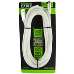Charging Cable Glow in The Dark Assortment 10FT 2.4 Amp - 6 Pieces Per Retail Ready Display 88295 WHOLESALE