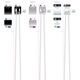 BASIC 10FT CABLE MFI - 10 PIECES PER DISPLAY 23017