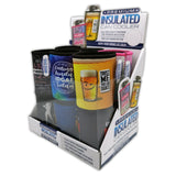 Neoprene Can & Bottle Cooler Cooler - 12 Pieces Per Retail Ready Display 23136