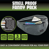 ITEM NUMBER 023190L FANNY PACK SMELL PROOF - STORE SURPLUS NO DISPLAY 6 PIECES PER PACK