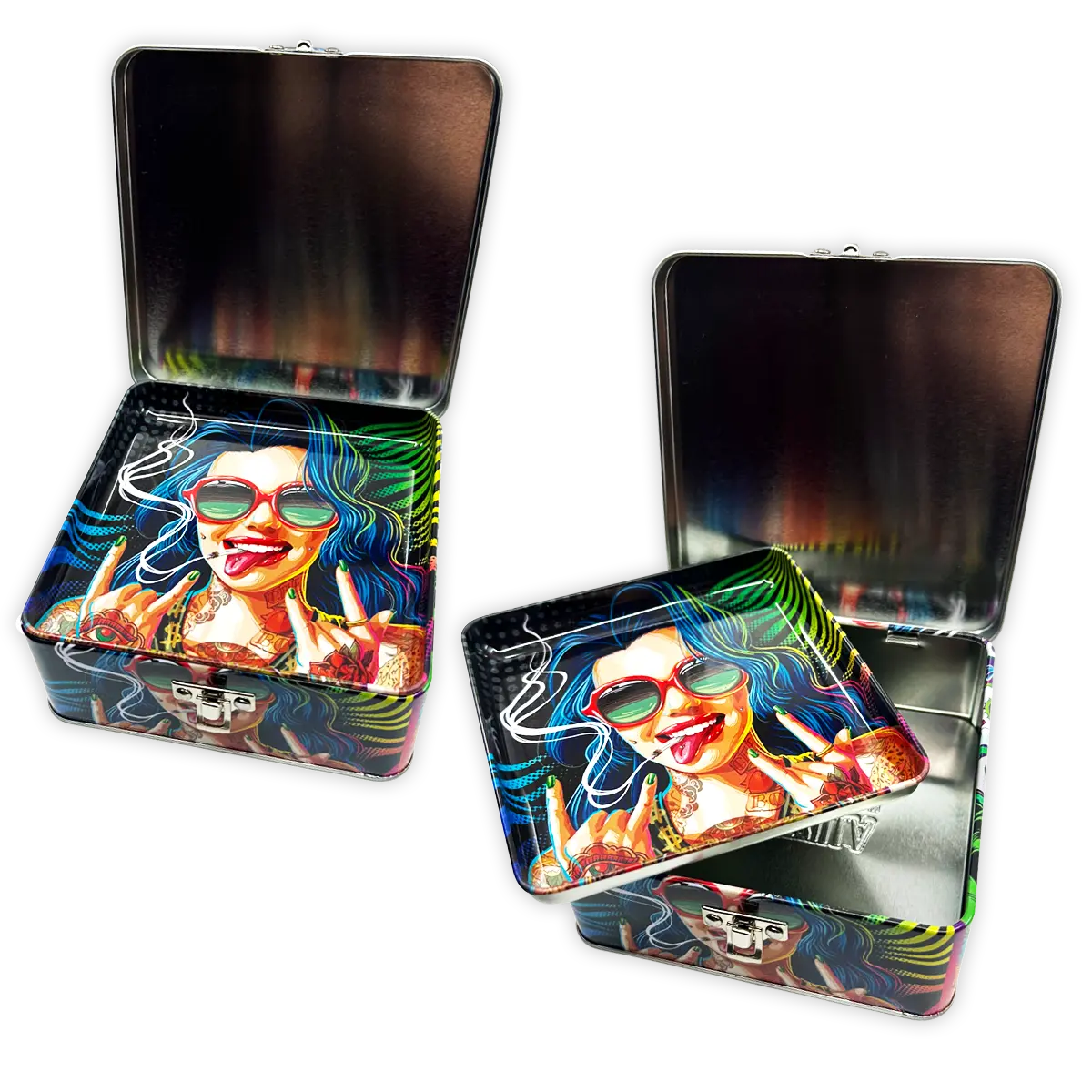 ITEM NUMBER 023253L METAL BOX MIX D - STORE SURPLUS NO DISPLAY 6 PIECES PER PACK STORE SURPLUS