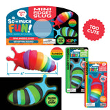 ITEM NUMBER 023266L MINI FIDGET FUN SLUG10 CM - STORE SURPLUS NO DISPLAY 12 PIECES PER PACK