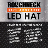 Roughneck LED Light Hat - 6 Pieces Per Retail Ready Display 25395