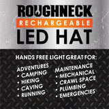 Roughneck LED Light Hat 6 Pieces Per Retail Ready Display 23274 ROUGHNECK
