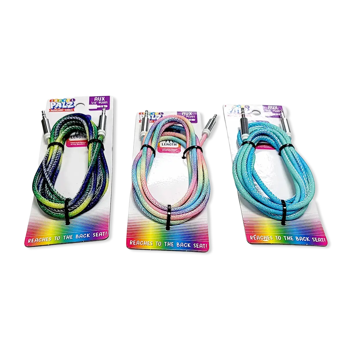 Plush Headphones W/ 10FT Cable Variety Floor Display 36 Pieces Per Retail Ready Display 88421 WHOLESALE