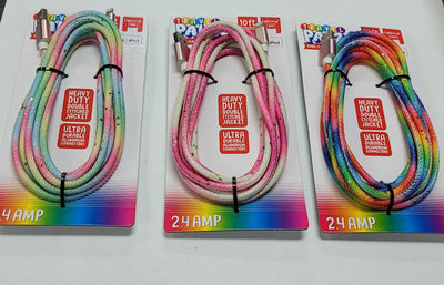 ITEM NUMBER 023295L 10FT CABLE MFI - STORE SURPLUS NO DISPLAY 3 PIECES PER PACK
