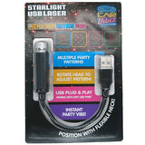 ITEM NUMBER 023306L STAR LIGHT LASER USB - STORE SURPLUS NO DISPLAY 6 PIECES PER PACK