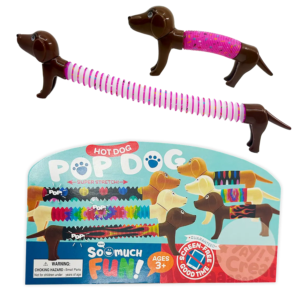 ITEM NUMBER 023357 BENDY FIDGET TUBE DOGS 12 PIECES PER PACK – Novelty ...