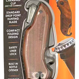 ITEM NUMBER 023384L WOOD KNIFE - STORE SURPLUS NO DISPLAY 6 PIECES PER PACK