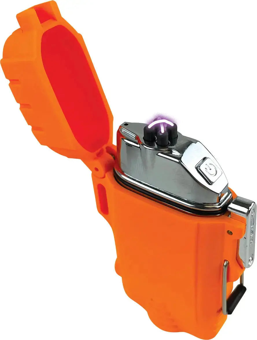 Electric Arc Lighter with LED Flashlight - 6 Pieces Per Retail Ready Display 23394 - NOVELTY INC WHOLESALE