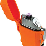 Electric Arc Lighter with LED Flashlight - 6 Pieces Per Retail Ready Display 23394 - NOVELTY INC WHOLESALE