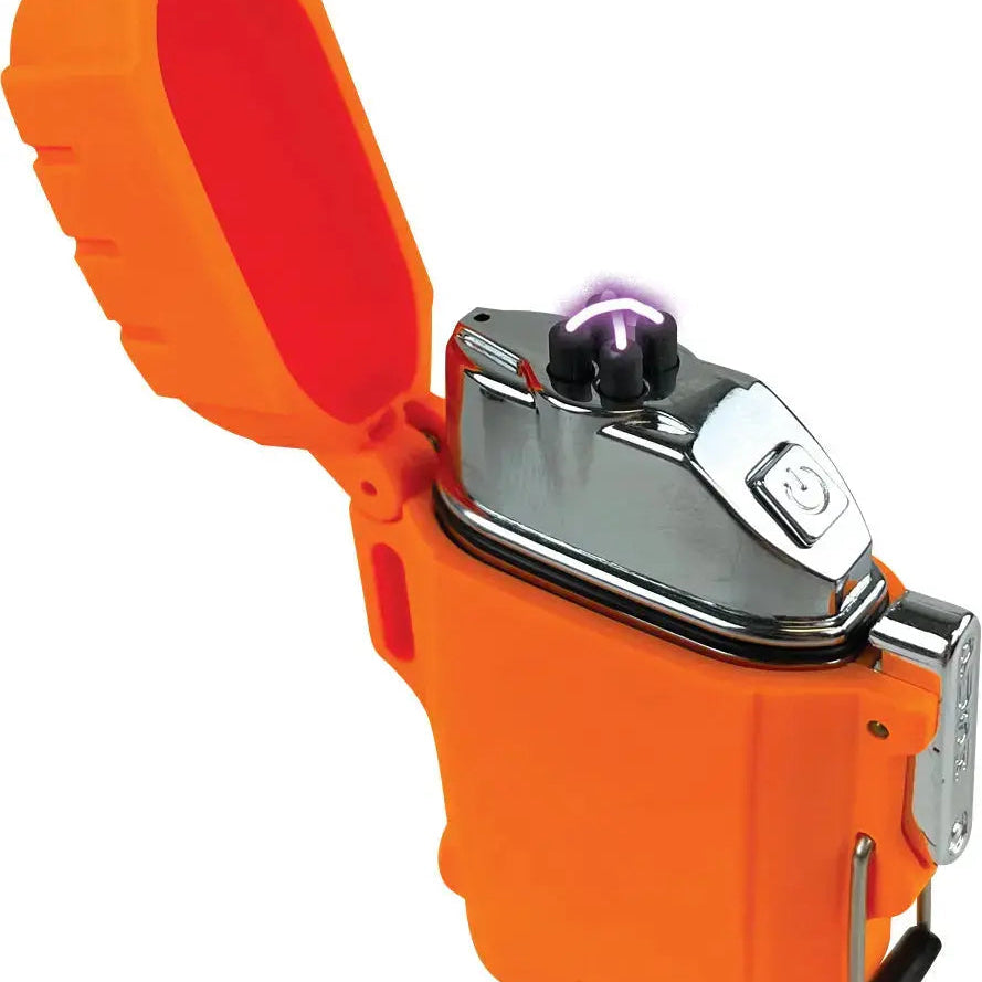 Electric Arc Lighter with LED Flashlight - 6 Pieces Per Retail Ready Display 23394 - NOVELTY INC WHOLESALE