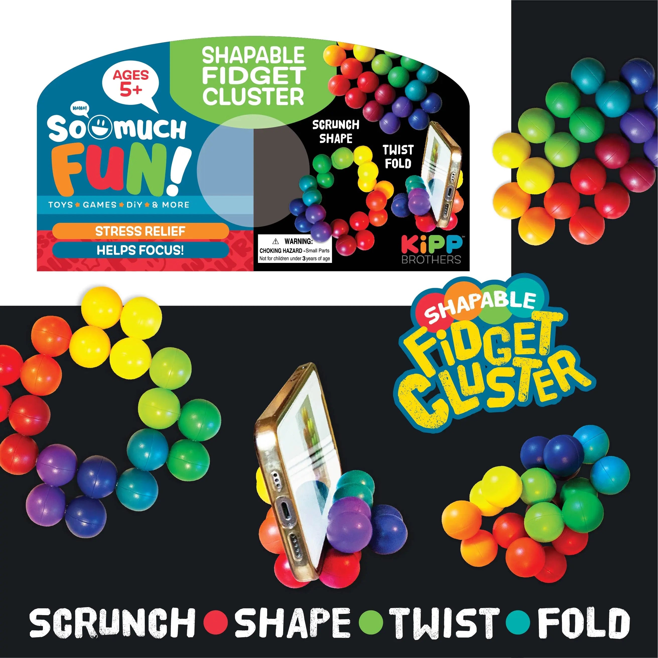 Fidget Display ITEM NUMBER 023470L SHAPABLE FIDGET CLUSTER - STORE SURPLUS NO DISPLAY ...